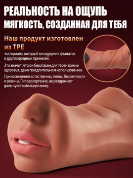 Мастурбатор рот, вагина , попа , 39578