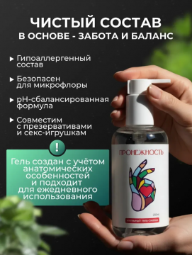 Интимный гель-смазка на водной основе 250 мл. в+а,40091